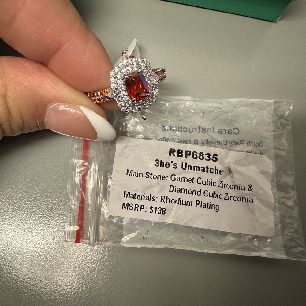 Bomb Party 2024 January Birthday Collection Ring “She’s Unmatched” size 11